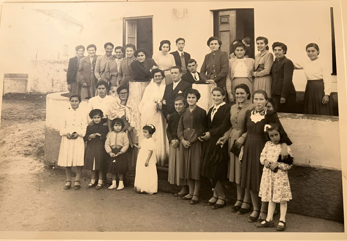 Casamento da Tia Encarnação em Zibreira, 1955